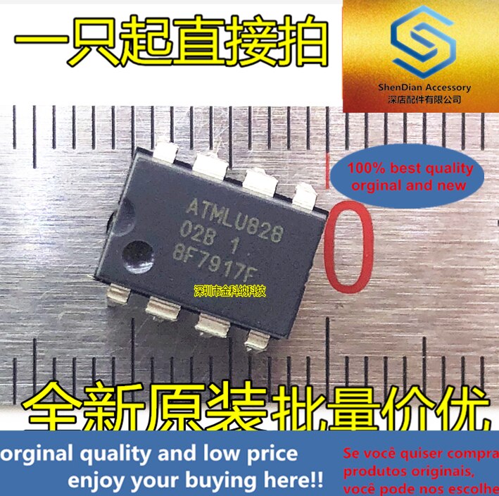 10   ο AT24C02B-10PU-1.8 ũ ũ 02B1 ޸ Ĩ, ζ DIP8 